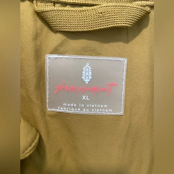 SOLD!! Free People Movement Pria Packable Puffer Jacket Xl Himalayan Smoke. - Picture 8 of 16